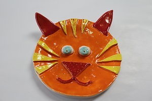 Parties & Groups. cat plate